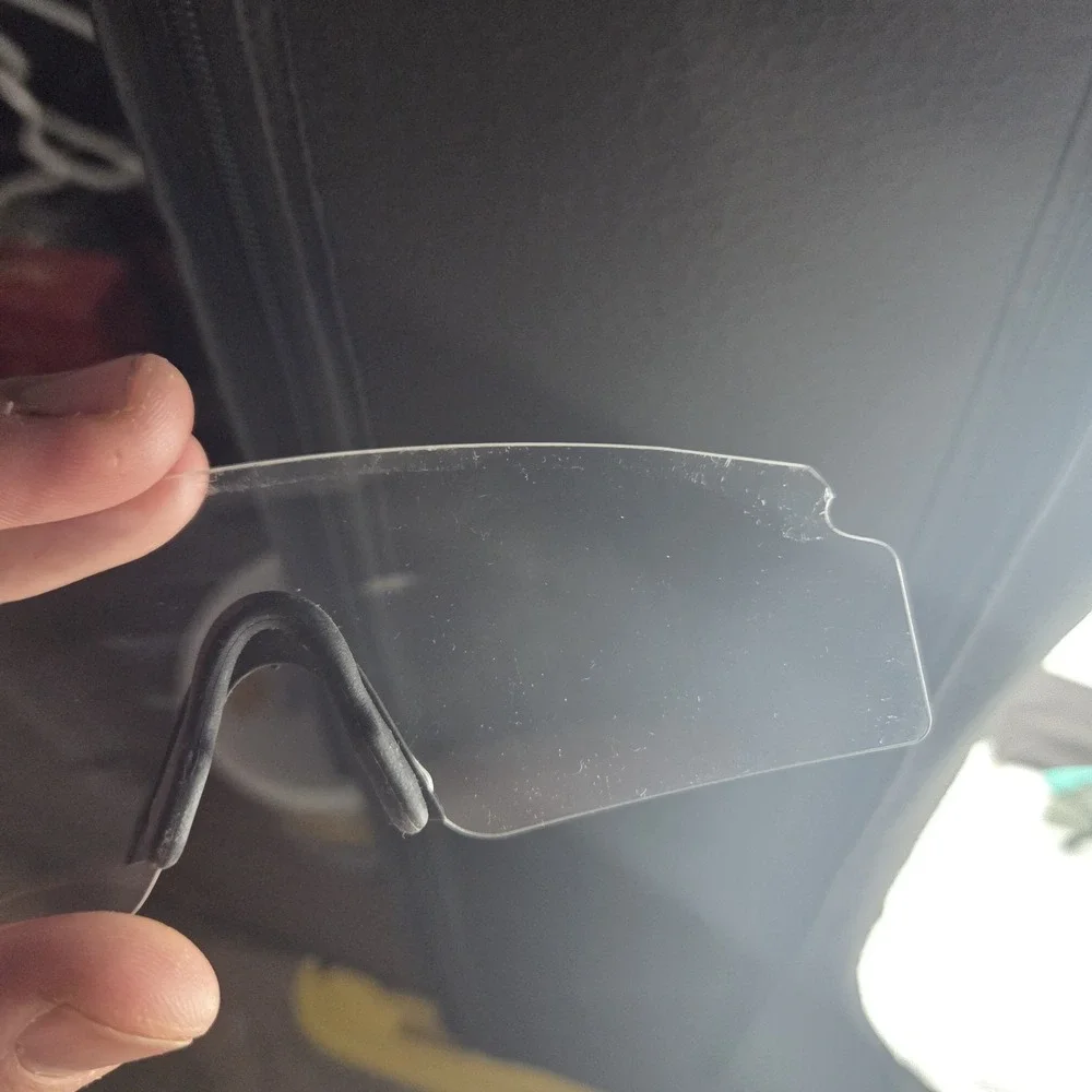 Vintage Original 80s 90s Oakley Razor Blades Sunglasses W/ Extra Nosepiece Lens